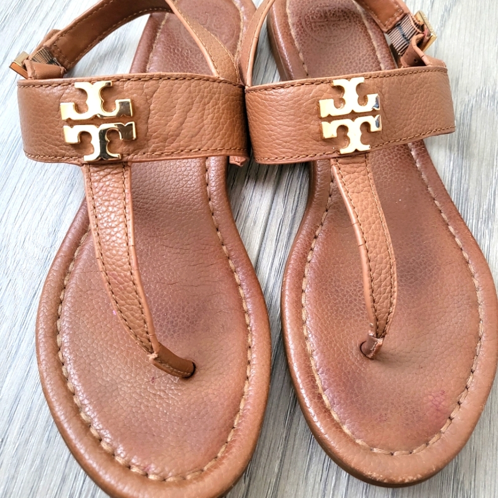 Tory burch leather sandle